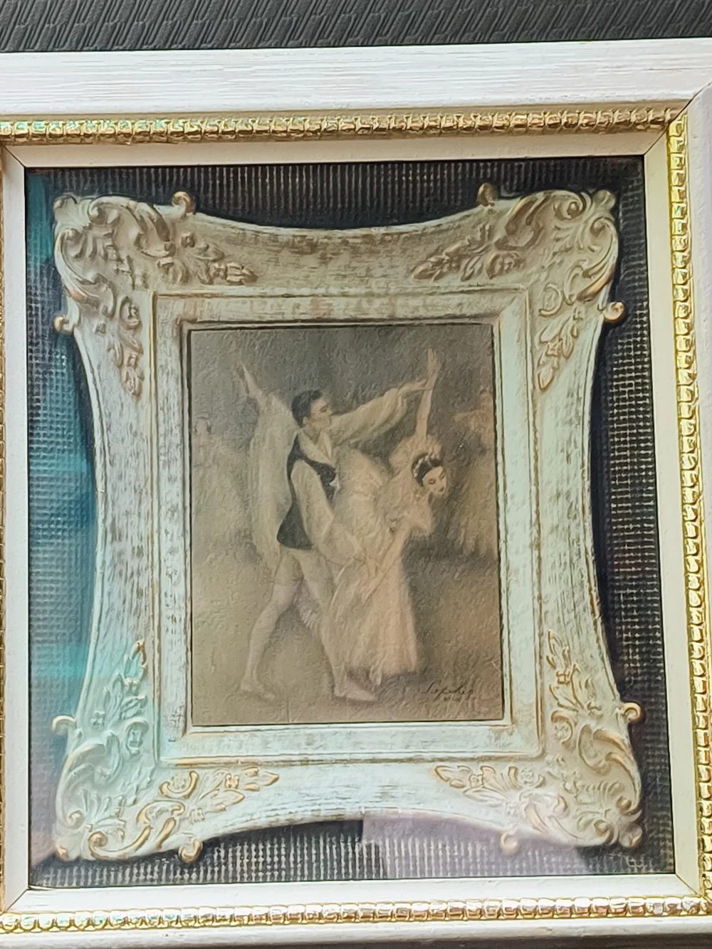 Framed Artwork Signed Sophie